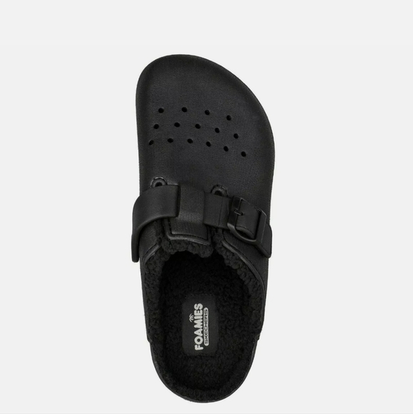 NWT Men's Foamies by Skechers Size 10 Black - Picture 2 of 3